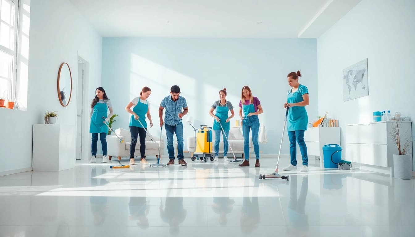 Experience top-notch Cleaning Services Nottingham with dedicated professionals in action.