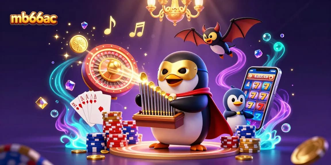 Experience the mb66ac casino excitement with a vivid showdown of joyful characters & winning symbols.