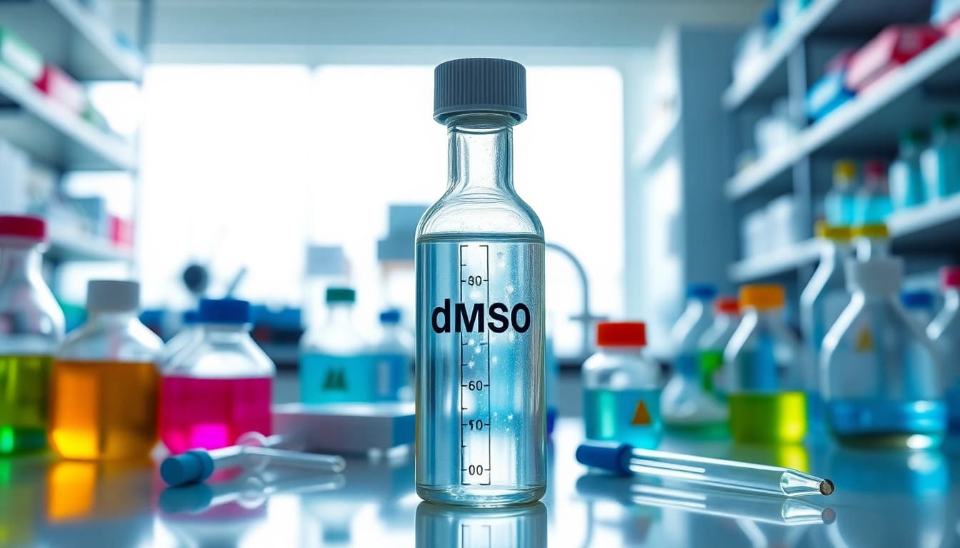 Investigating dmso in a laboratory setting with a focus on purity and scientific methods.