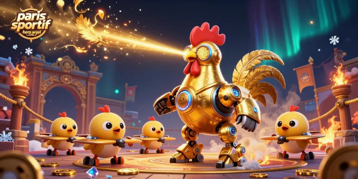 Pariez avec style sur paris sportif hors arjel en suivant notre robot coq d'or dans une atmosphère dynamique.