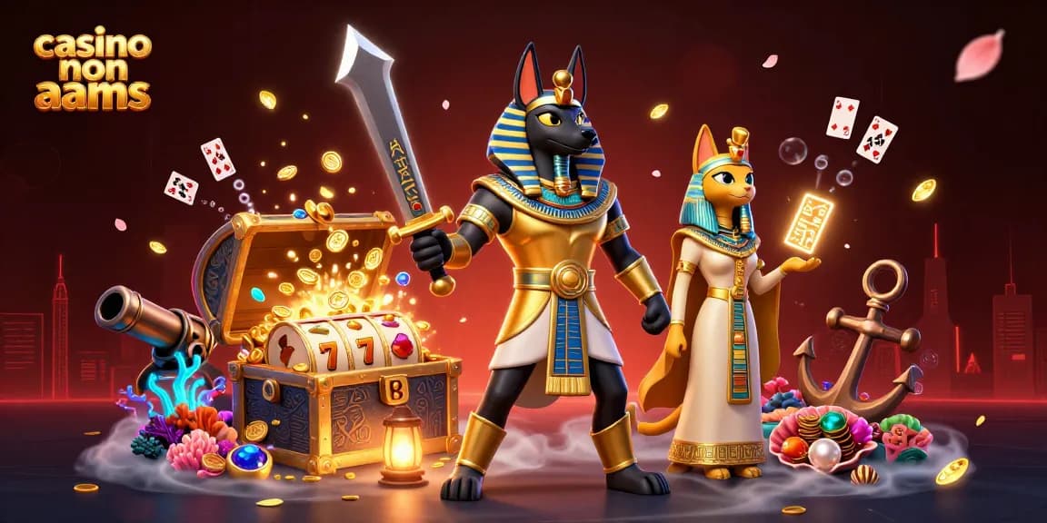 Gioca nei casino non AAMS con Anubis e Bastet, ricco di simboli e tesori.