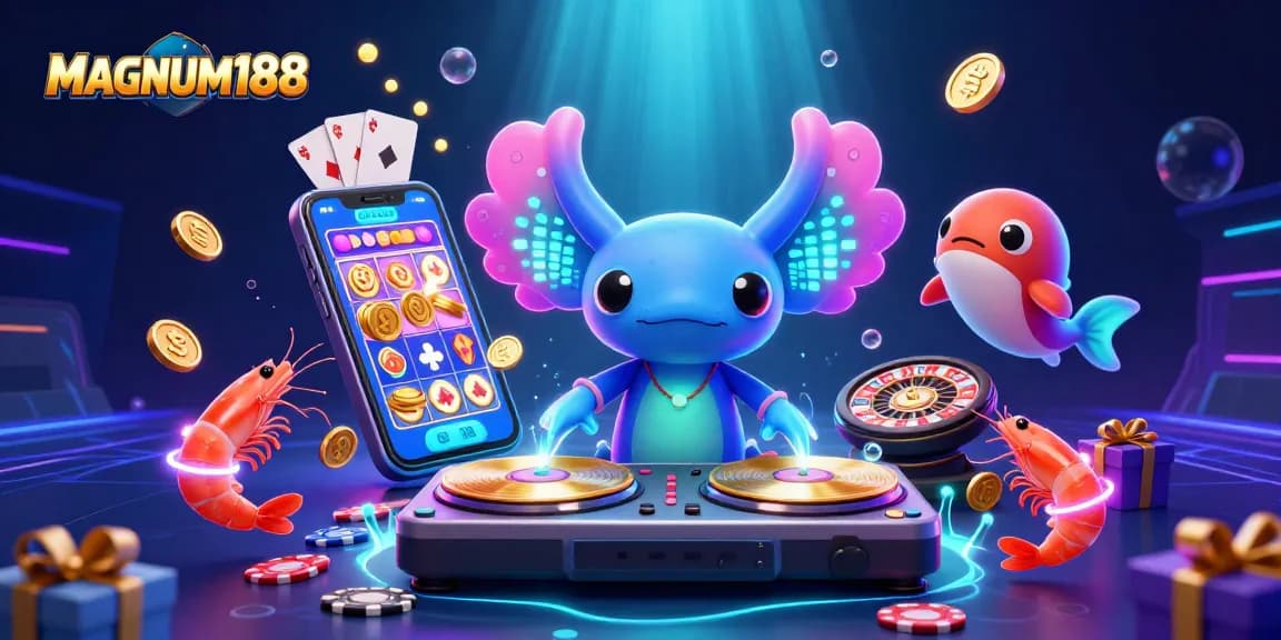 Engage with MAGNUM188 for thrilling online casino excitement with vibrant 3D artwork.