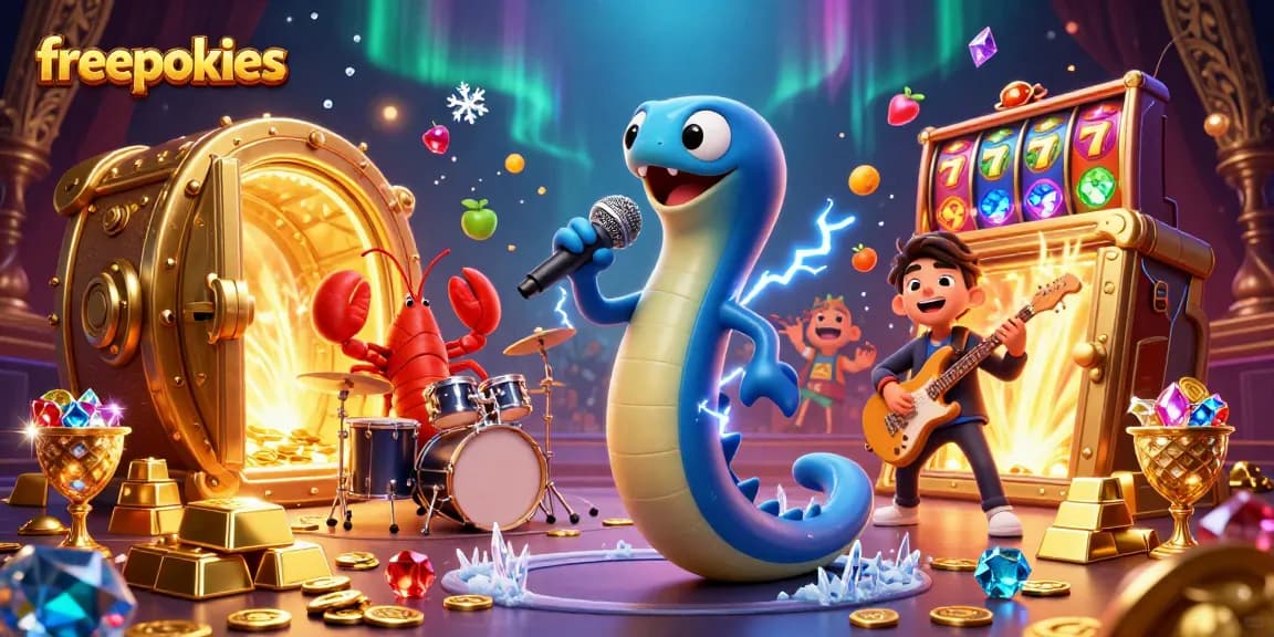 Interact with freepokies at an underwater casino with lively characters and rich treasures.