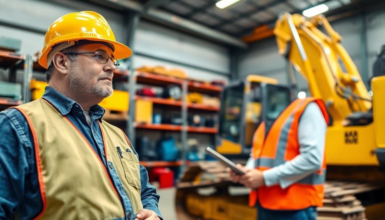 Conducting a Machinery Appraisal with equipment highlighted in a workshop environment.