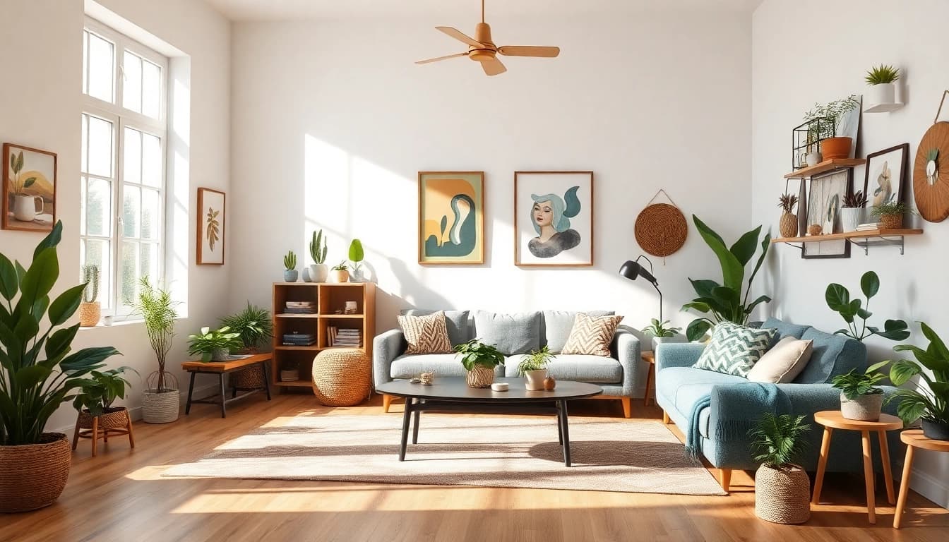 Hobbijou.nl biedt inspiratie voor duurzame woontrends in een stijlvolle interieur setting.