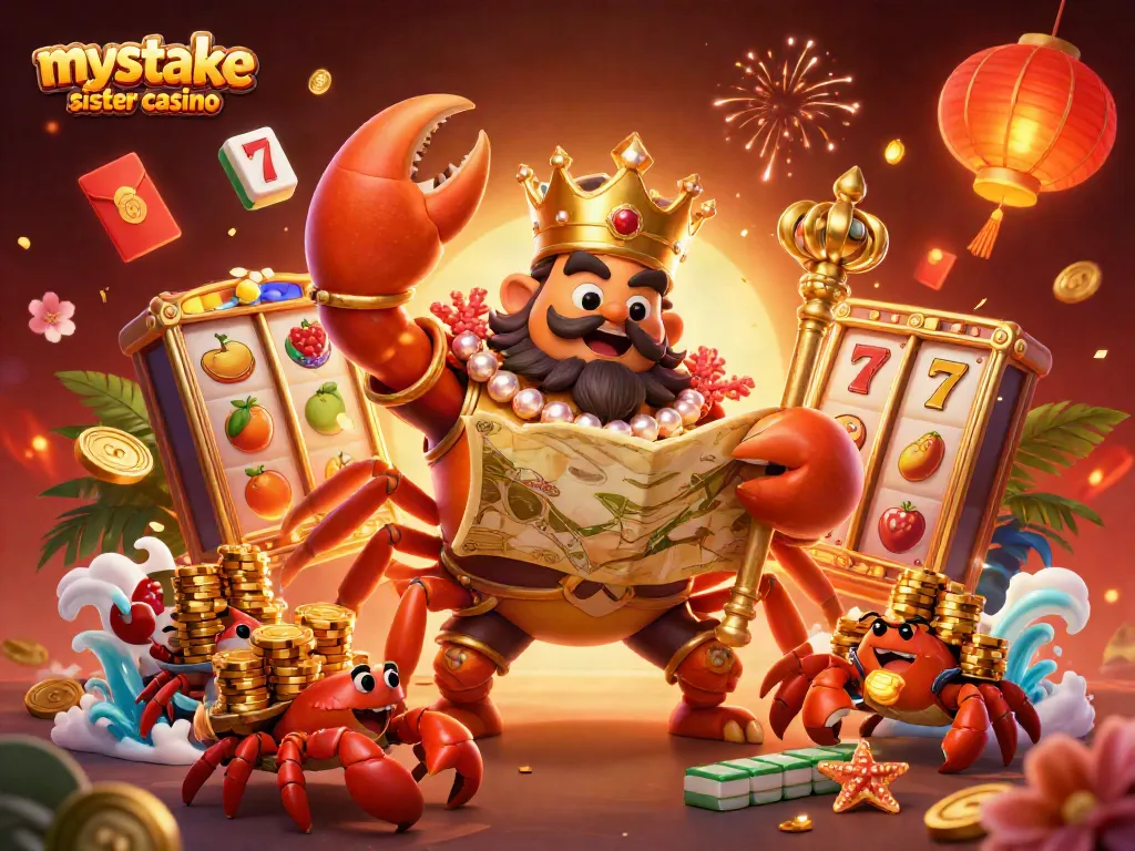 Enjoy winning with mystake sister casino in an enchanting 3D illustration packed with vibrant gaming elements.