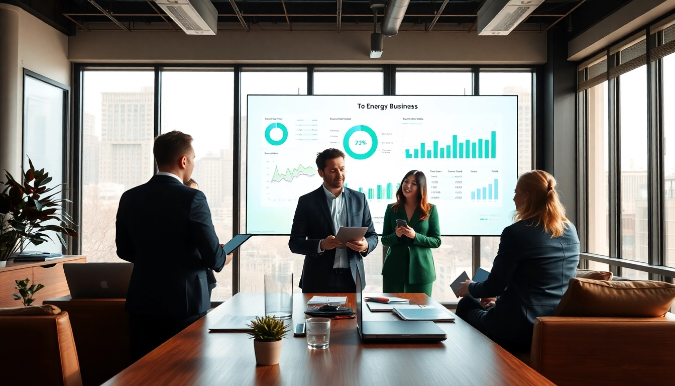 Analyze options to switch business energy supplier in a collaborative office environment.