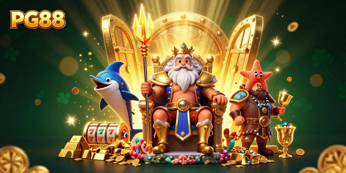 Win big with PG88: a vibrant illustration capturing the excitement of casino gaming.