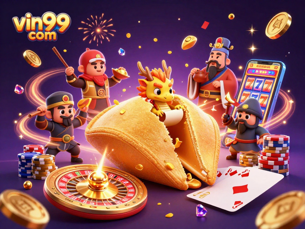 Experience the thrill of vin99 com with a vibrant online casino scene packed with golden treasures and dynamic action.