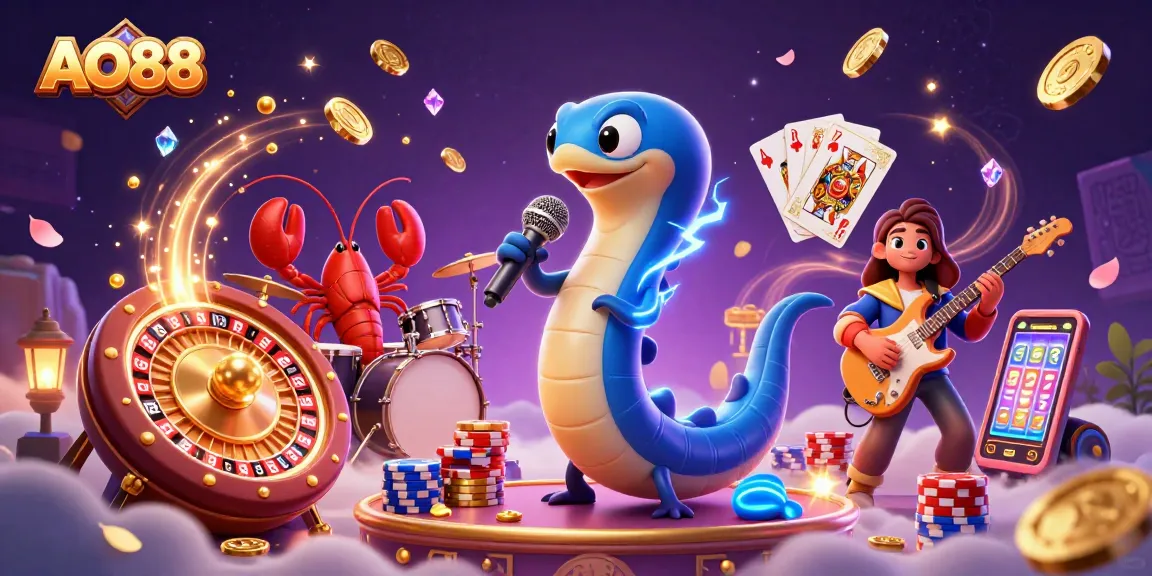 Experience big wins at AO88 with electric eel DJs and underwater casino excitement.