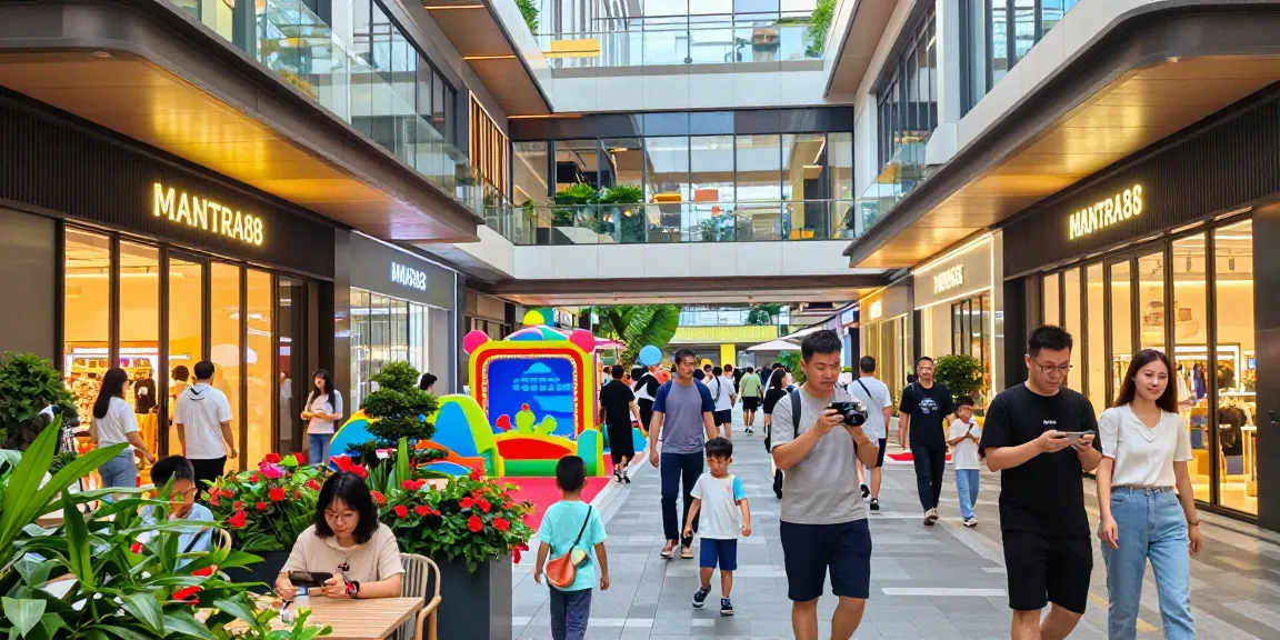 Experience the vibrant atmosphere at MANTRA88, a modern commercial entertainment complex.