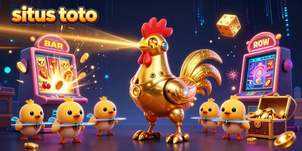Experience thrilling gameplay at situs toto with vibrant casino graphics and dynamic characters.