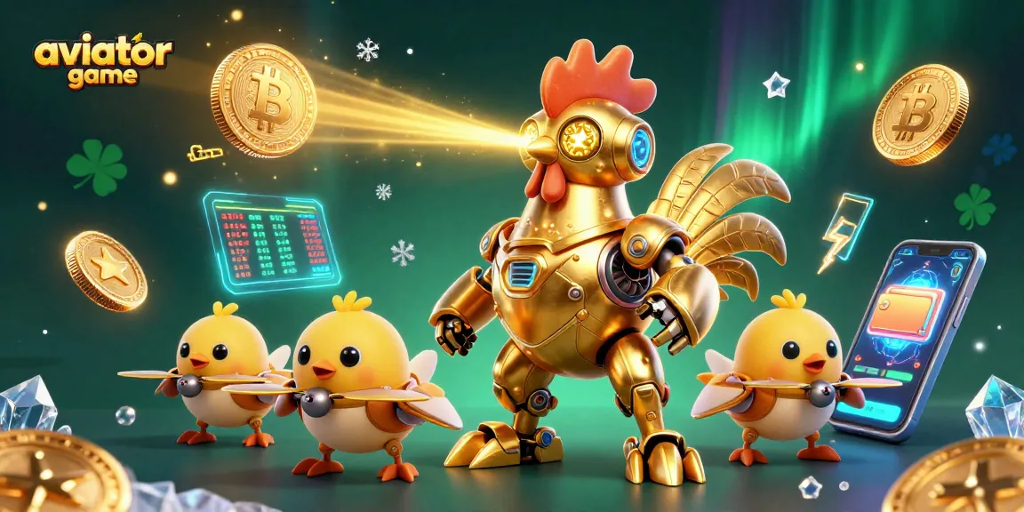 Engage with the thrilling aviator game in a vibrant 3D scene filled with animated characters and crypto elements.