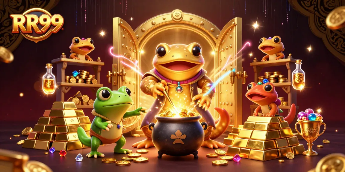 RR99 brings gamers excitement with a golden alchemist and dynamic casino-themed elements.