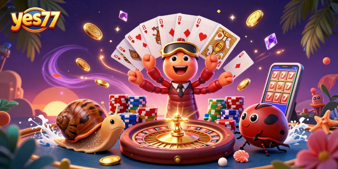 Mainkan game dengan yes77 pada dealer milipede yang menarik dan tumpukan chip besar.