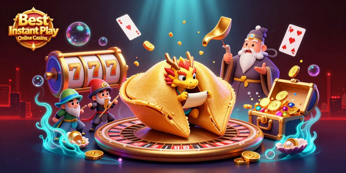 Experience excitement at the Best Instant Play Online Casinos with engaging characters and vibrant gaming elements.