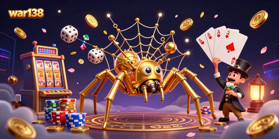 Catch winning spins with war138's thrilling 3D slot machine scene of steampunk fun.
