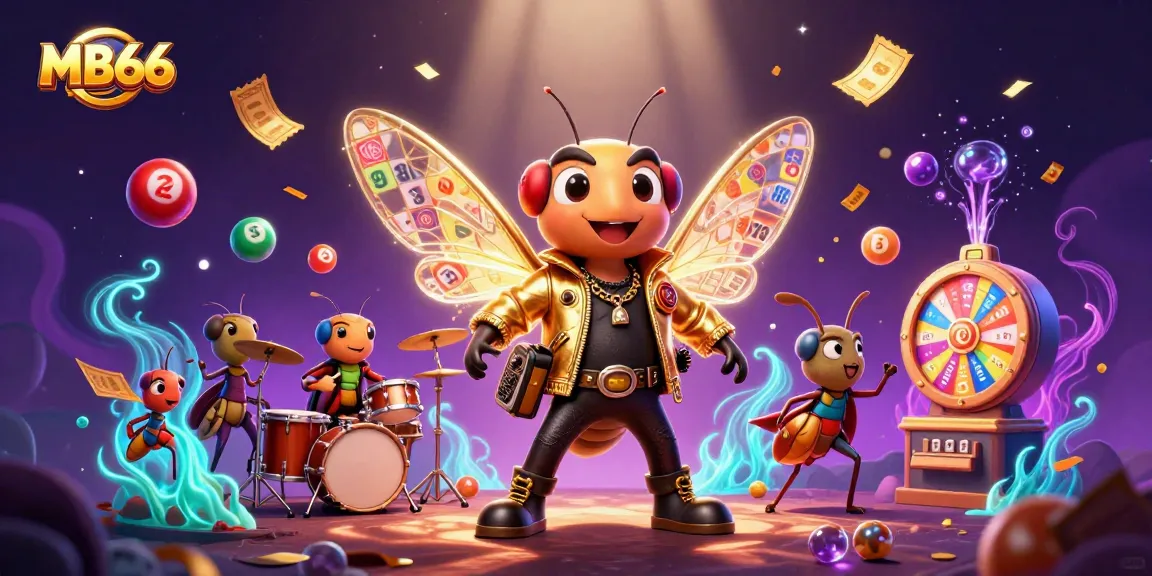 Experience MB66's vibrant casino excitement with animated characters and lively gaming elements.