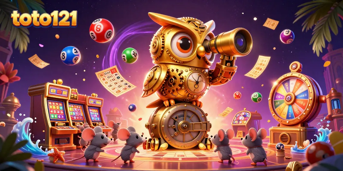 Experience the thrill of toto121 with a stunning 3D scene full of dynamic casino action and vibrant game elements.