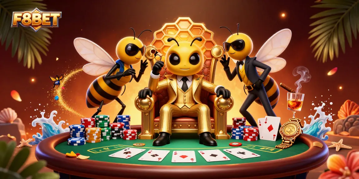 Engage with exciting gameplay at F8BET featuring a unique cartoon casino scene.