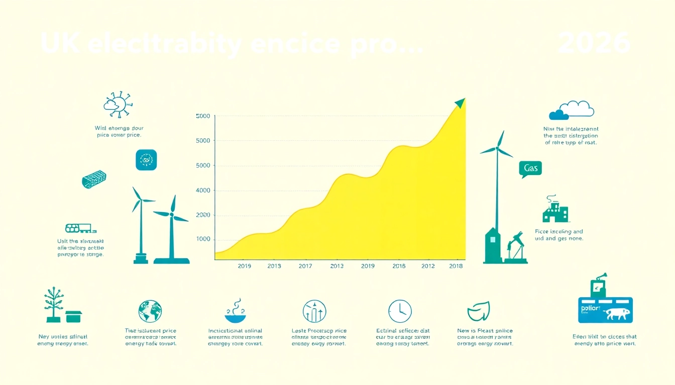 Visual representation of uk electricity price per kwh april 2026 showcasing trends and energy sources.