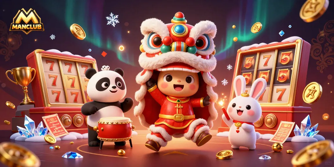 MANCLUB showcases an engaging casino scene with animated characters and dynamic gaming elements.