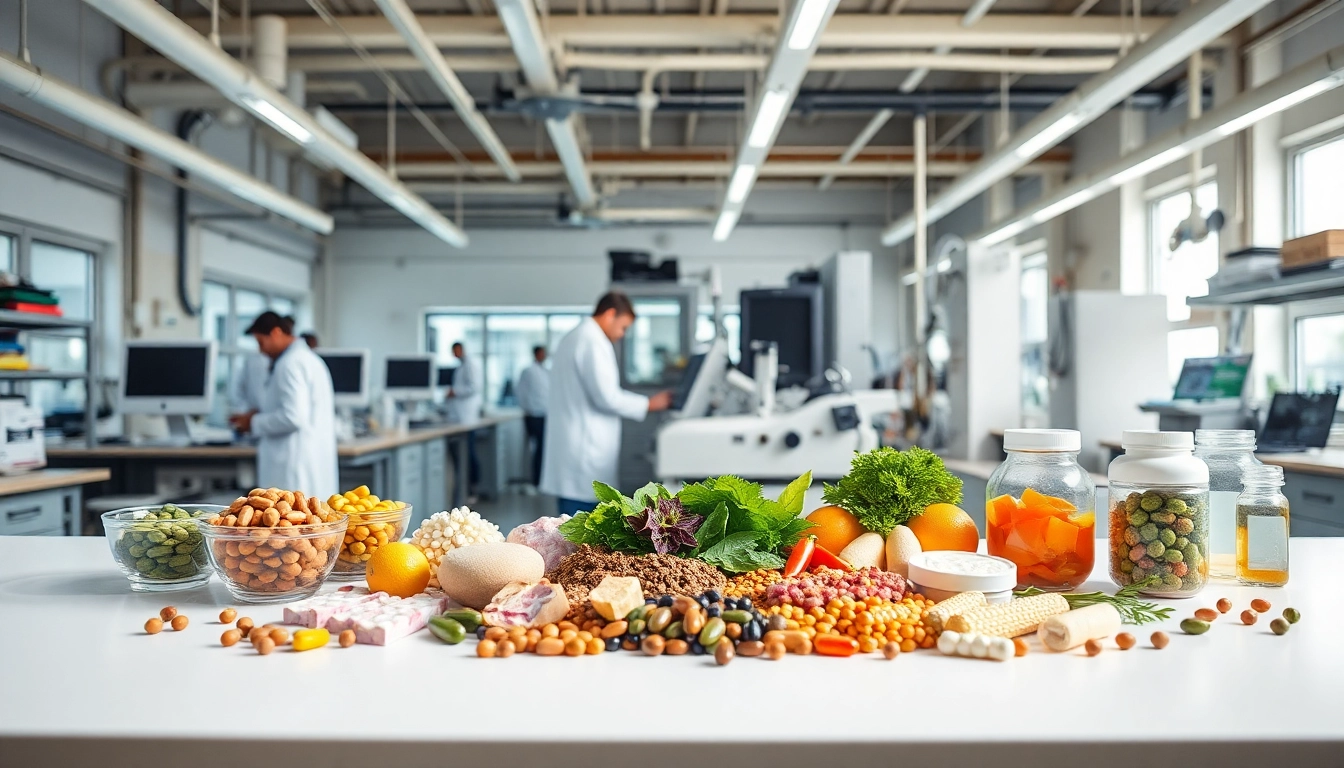 Visual representation of a Supplement Manufacturer demonstrating quality and expertise in a clean lab environment.
