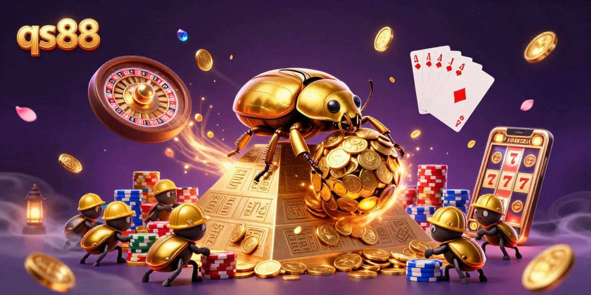 Experience the excitement of qs88 casino with vibrant symbols, golden loot, and dynamic interactions!