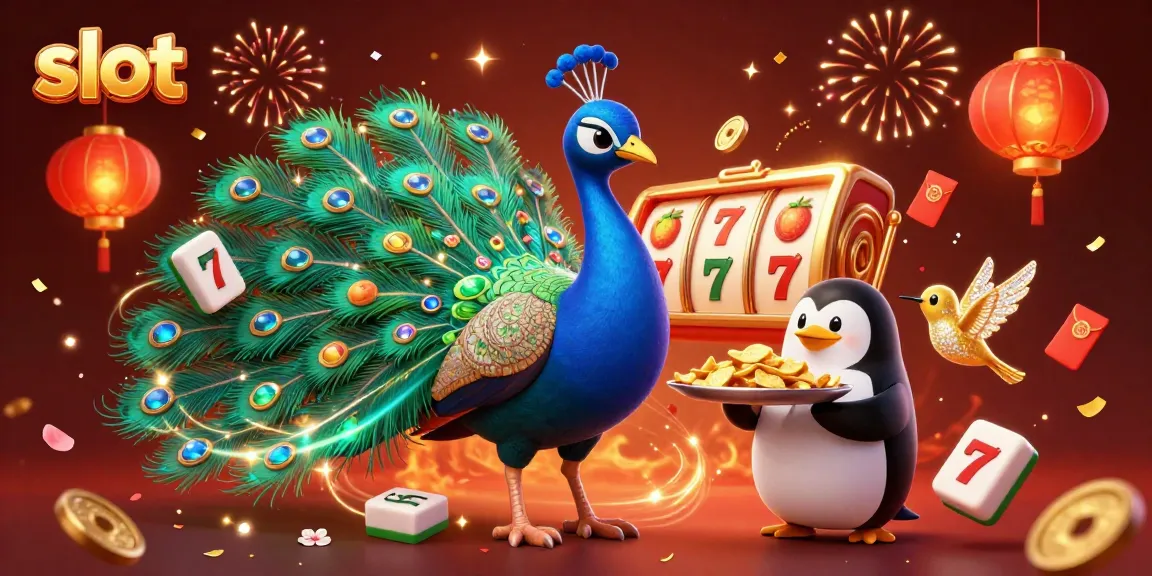 Spin slots with vibrant colors and winning elements in a dynamic casino illustration.