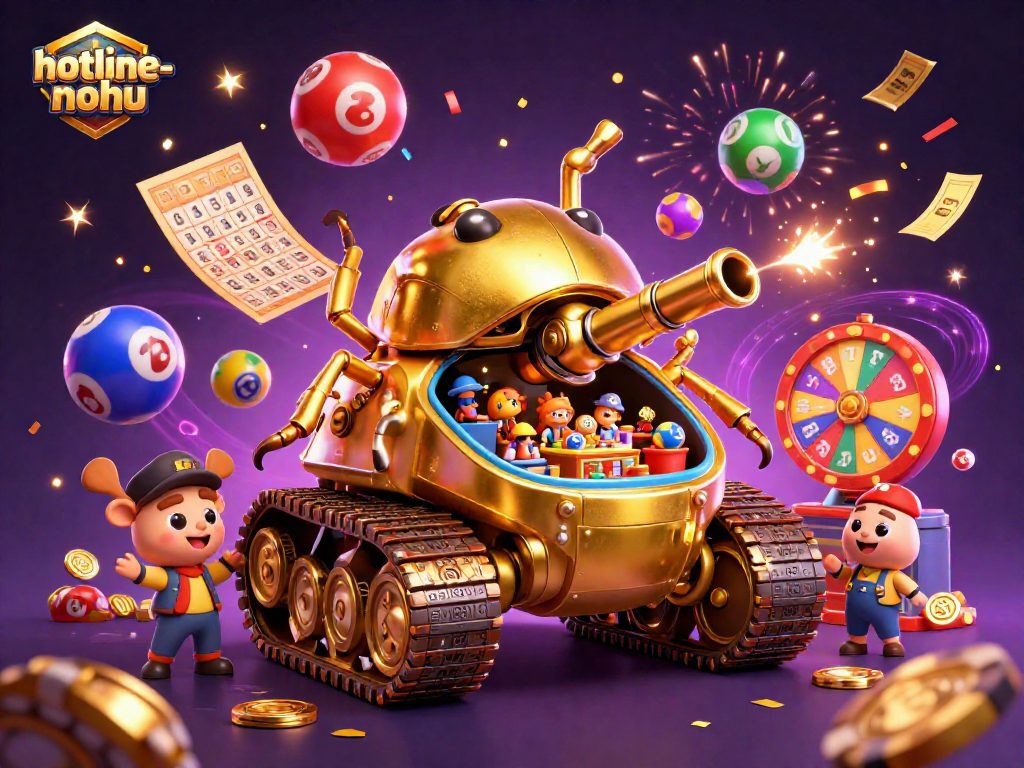 Win big playing at hotline-nohu with colorful casino elements and a festive atmosphere.