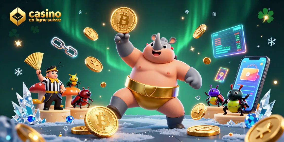 Bettez sur des gains avec le casino en ligne suisse et un combat de sumo amusant.
