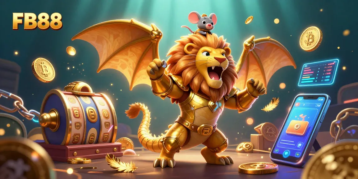 Experience thrilling gaming adventures with FB88 amidst enchanted casino elements from a fantasy realm.