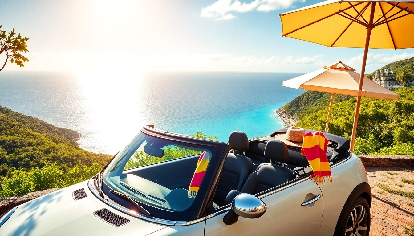 Rent the Mini Cooper convertible St Barths and enjoy the scenic drives and stunning views.