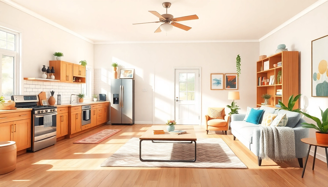 Home improvement showcase of a cozy, renovated interior space highlighting modern design features.