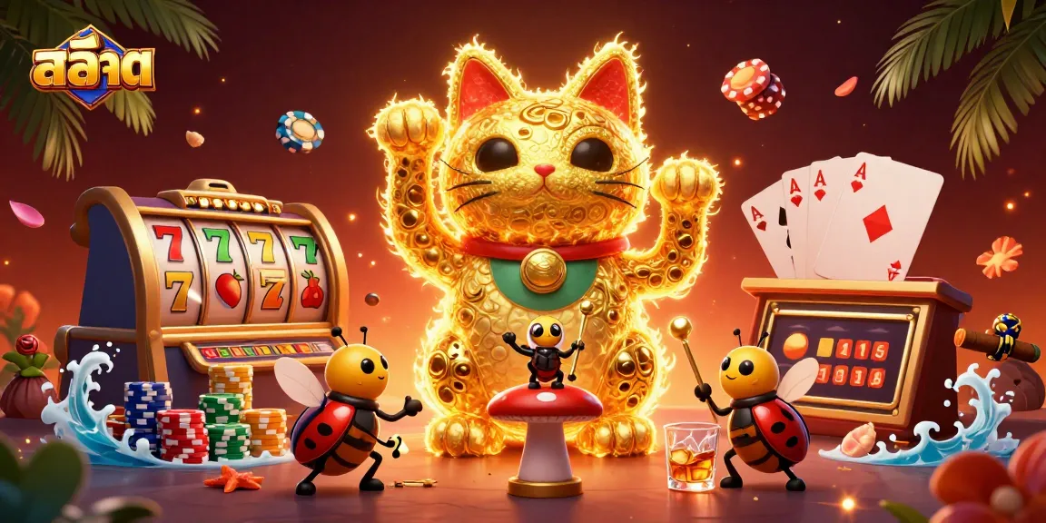 เล่นเกมสล็อต สล็อตผ่านการ์ตูนแมวดังโชคลาภในบรรยากาศคาสิโนที่น่าตื่นเต้น