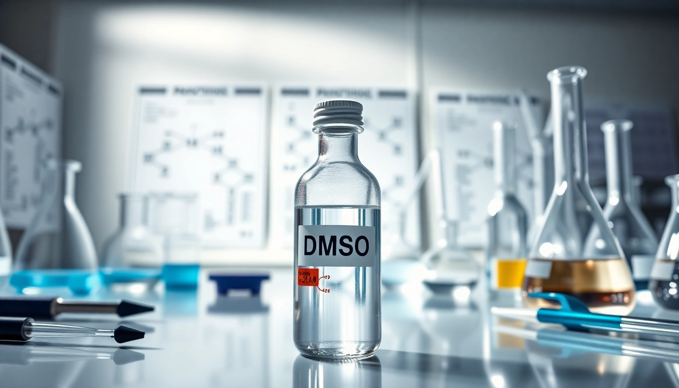 Analyze the properties of DMSO in a professional laboratory setting.