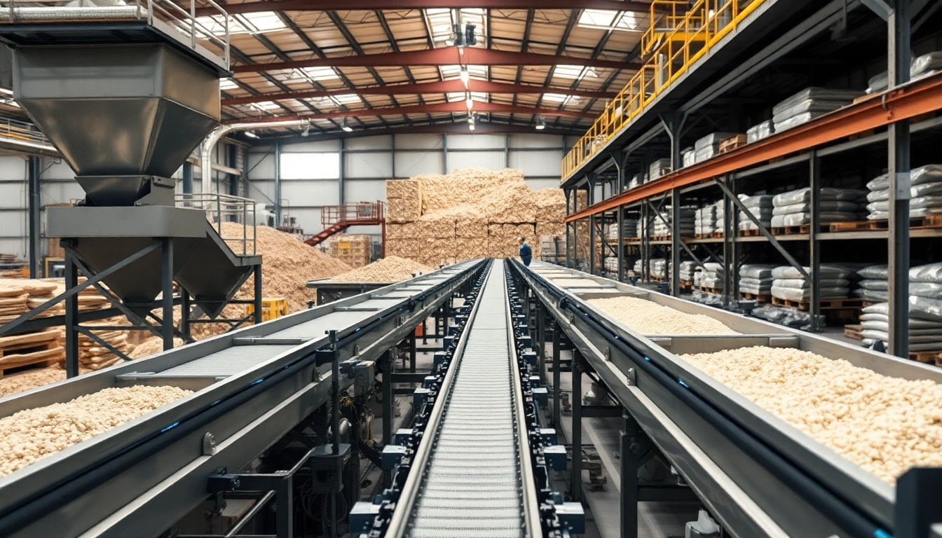 Enhance your understanding of Bulk Material Handling Engineering through this dynamic industrial scene.