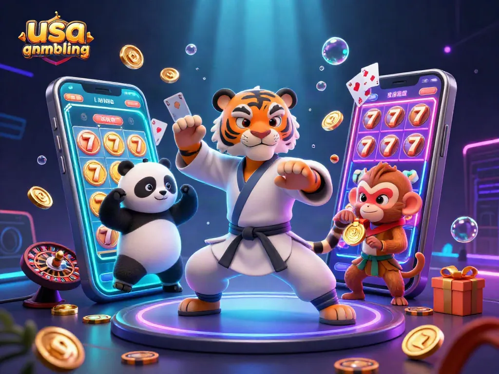 Experience the thrill of usa online gambling with vibrant characters and dynamic casino elements