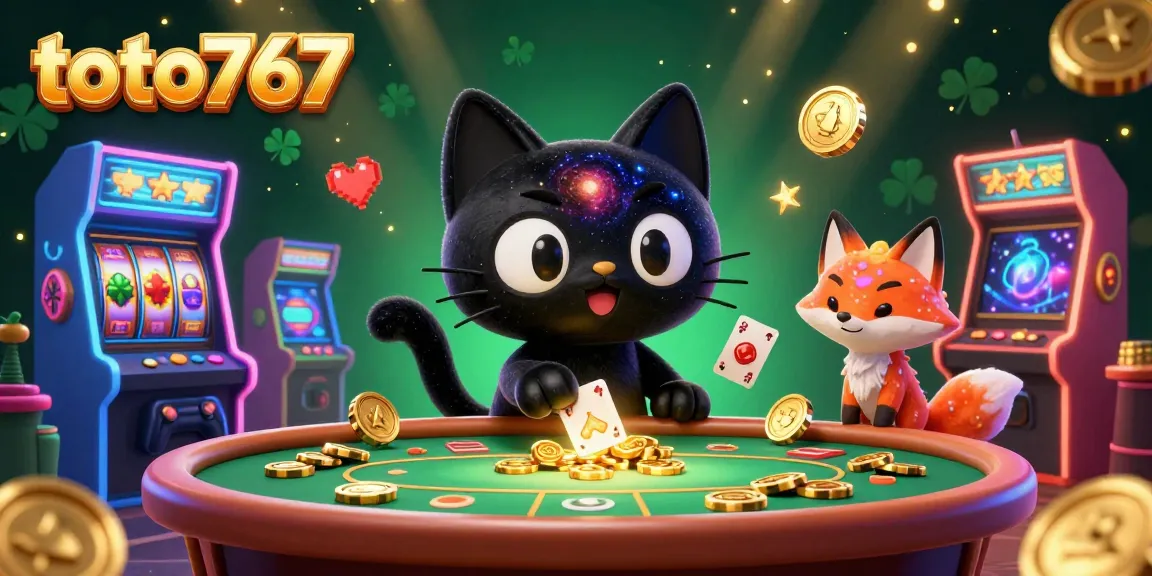 Toto767 menarik pemain dengan membawa keseruan permainan slot dan jackpot melalui si kucing hitam di kasino.