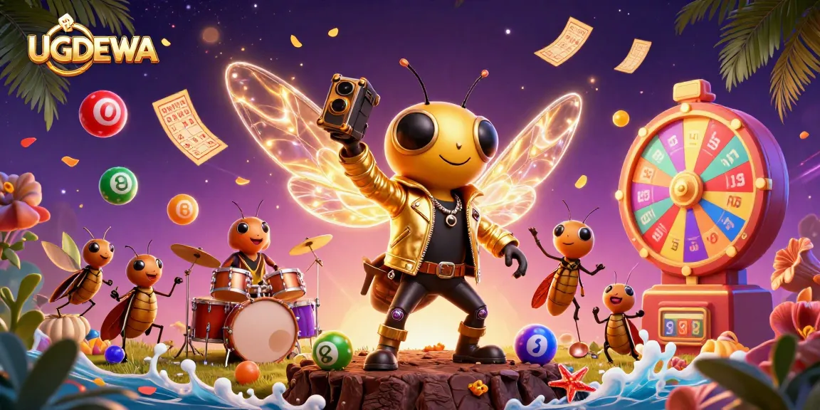 Experience the vibrant world of UGDEWA with this dynamic casino-themed illustration.