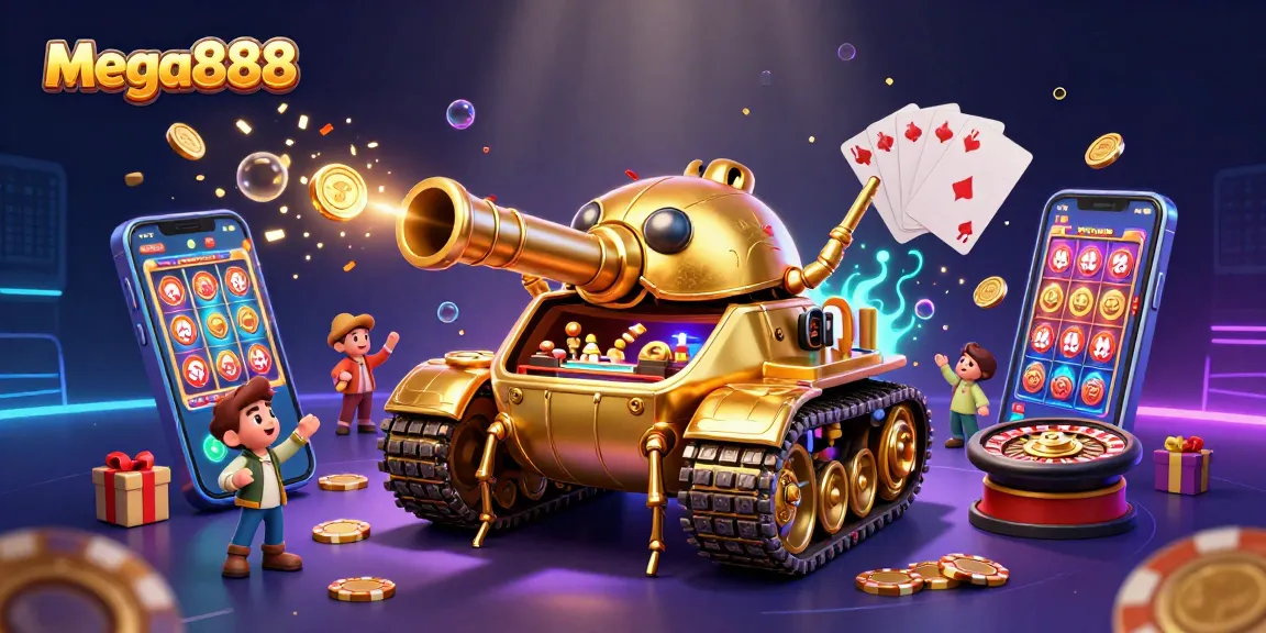 Experience mega888 with vibrant slot games and mini-casino action bursting with excitement.