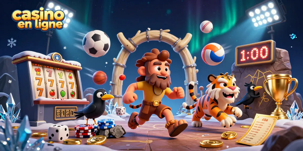 Gagnez au casino en ligne avec des personnages animés et des éléments de jeu captivants.