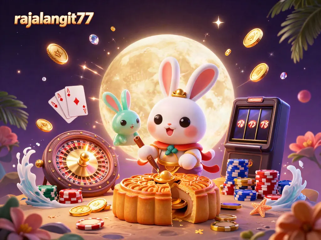Slot88 online di rajalangit77, rabbit bulan tradisional dan elemen kasino menyatu dalam permainan.