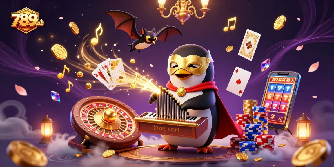 Experience the thrilling excitement of 789club with animated casino elements and vibrant characters.