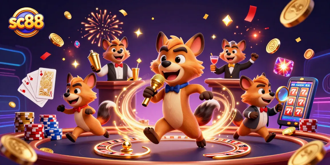 Experience the fun of sc88’s casino with hilarious hyenas, sparkling gems, and dynamic gaming elements!