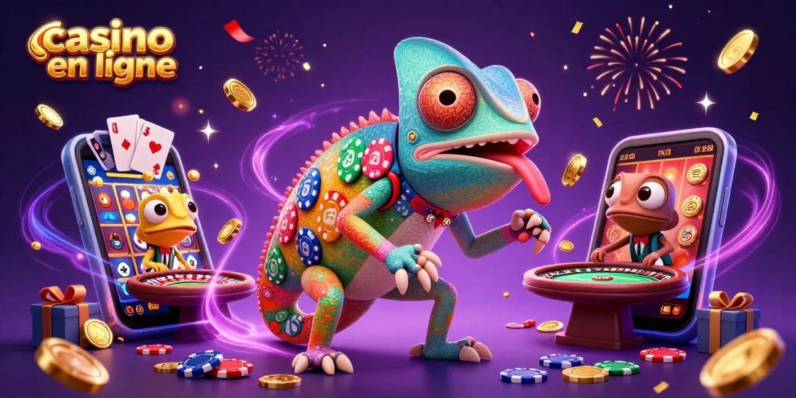Vivez l'expérience captivante du casino en ligne avec un propriétaire caméléon, des jeux scintillants et des gains éclatants.