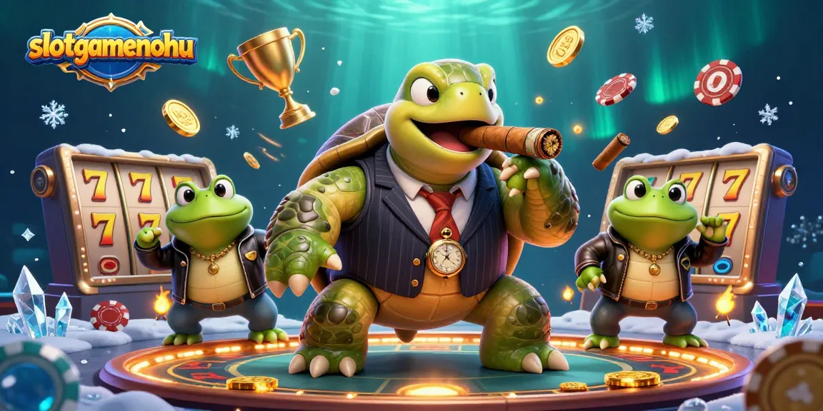 Experience thrilling slots with slotgamenohu, featuring vibrant casino elements and characters.