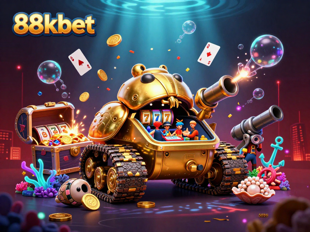 Experience the thrill of 88kbet with dynamic scenes of casino action and reward.