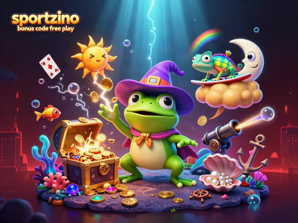 Win big with the sportzino bonus code free play featuring vibrant characters and casino action.
