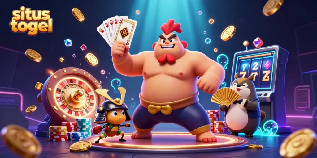 Engage in situs togel with a powerful sumo wrestler rooster, samurai cricket, and stunning casino visuals.